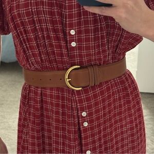 Coach belt in British tan vintage belt small coach belt 8500